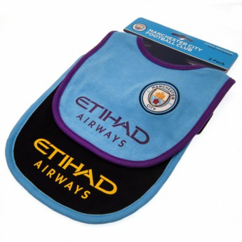 Manchester City детски лигавник 2 Pack Bibs PL