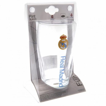 Real Madrid CF стъклена чаша Tulip Pint Glass