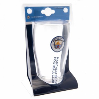 Manchester City стъклена чаша Tulip Pint Glass