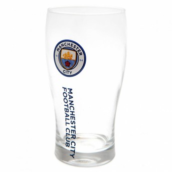 Manchester City стъклена чаша Tulip Pint Glass
