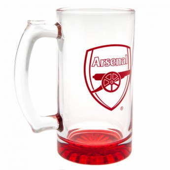 Arsenal FC стъклена чаша Stein Glass Tankard