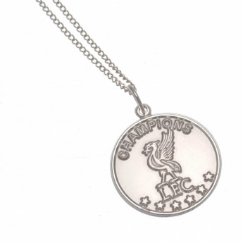 Liverpool FC колие с висулка Champions Of Europe sterling silver pendant & chain