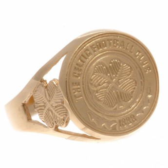 Celtic FC пръстен 9ct Gold Crest Ring Small