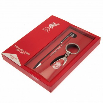 Liverpool FC химикал и ключодържател executive set red
