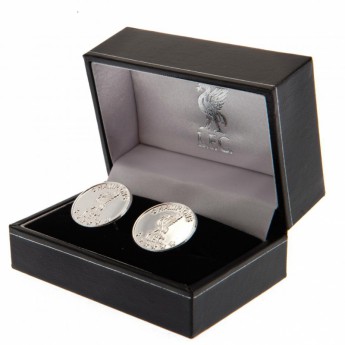 Liverpool FC копчета за ръкавели Champions Of Europe Sterling Silver Cufflinks