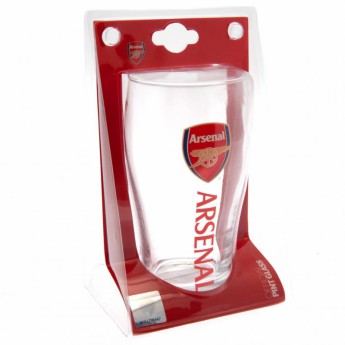 Arsenal FC стъклена чаша Tulip Pint Glass