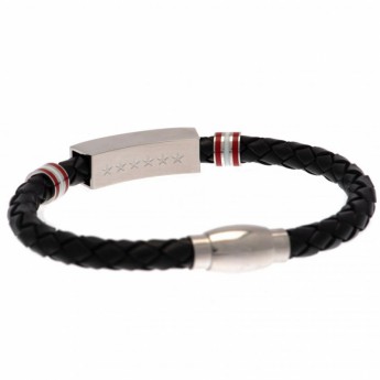 Liverpool FC кожена гривна Champions Of Europe Leather Bracelet