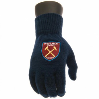 West Ham United плетени ръкавици Knitted Gloves Adults