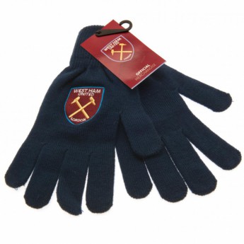 West Ham United плетени ръкавици Knitted Gloves Adults