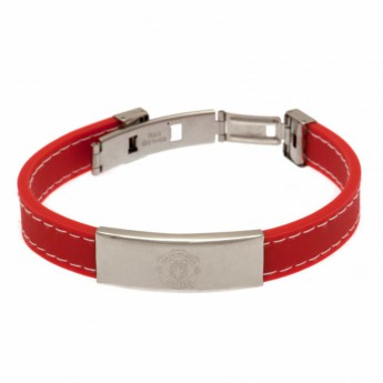 Manchester United силиконова гривна Stitched Silicone Bracelet RD