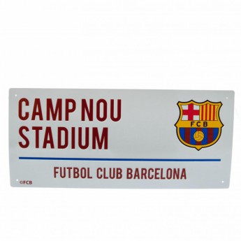 FC Barcelona табела за стена Street Sign