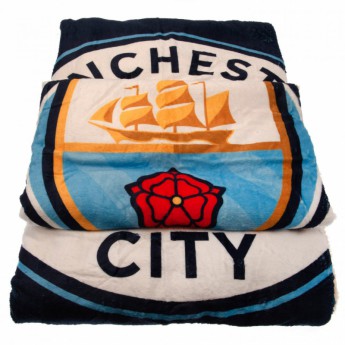 Manchester City поларено одеяло Sherpa Blanket