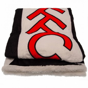 Fulham FC поларено одеяло Sherpa Blanket