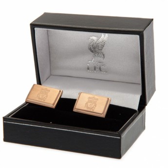 Liverpool FC копчета за ръкавели Rose Gold Plated Cufflinks