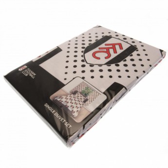 Fulham FC спално бельо за единично легло Single Duvet Set