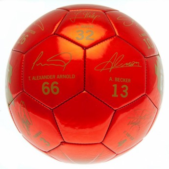 Liverpool FC футболна топка Champions Of Europe Football Signature - size 5