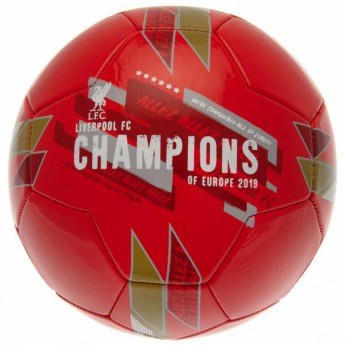 Liverpool FC футболна топка Champions Of Europe Football - size 5