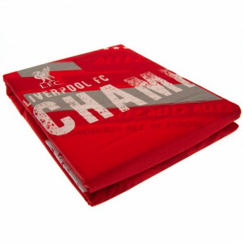 Liverpool FC спално бельо за единично легло Champions of Europe Single Duvet Set