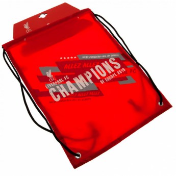 Liverpool FC чанта за фитнес Champions of Europe Gym Bag