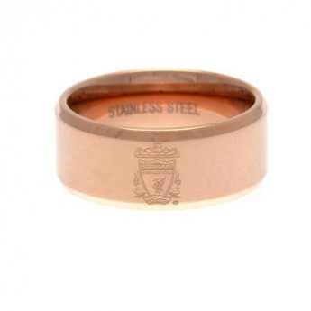 Liverpool FC пръстен Rose Gold Plated Ring Large