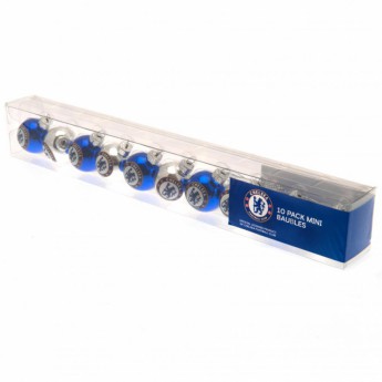 Chelsea FC топки за коледна елха 10pk Mini Baubles