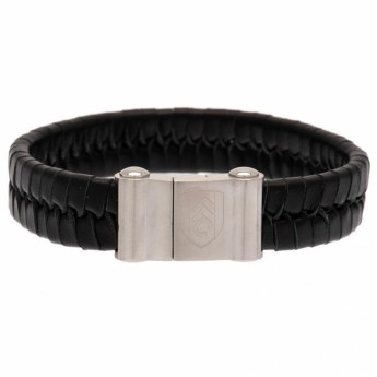 Fulham FC кожена гривна Plait Leather Bracelet