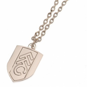 Fulham FC колие с висулка Plated Pendant & Chain