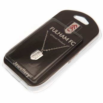 Fulham FC колие с висулка Plated Pendant & Chain