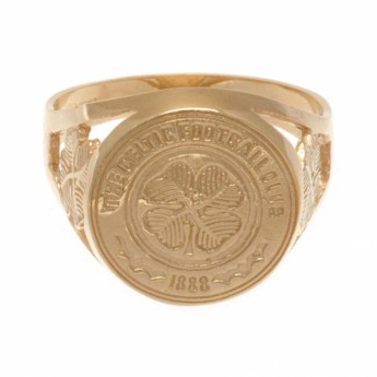 Celtic FC пръстен 9ct Gold Crest Ring Large