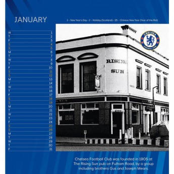 Chelsea FC настолен календар 2020