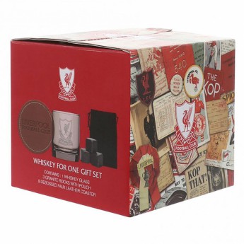 Liverpool FC стъклена чаша Whiskey Gift Set