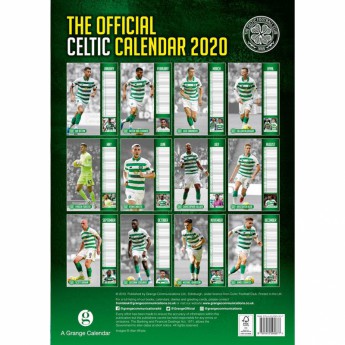 Celtic FC календар 2020 Team A3
