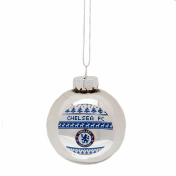 Chelsea FC топки за коледна елха 2pk Nordic Baubles