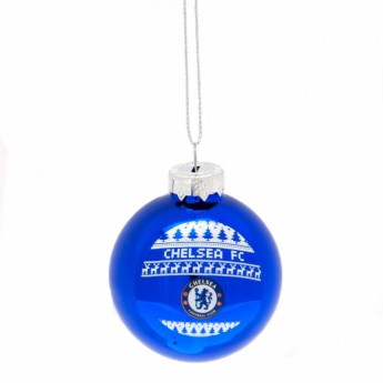 Chelsea FC топки за коледна елха 2pk Nordic Baubles