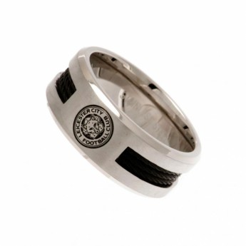 Leicester City пръстен Black Inlay Ring Large