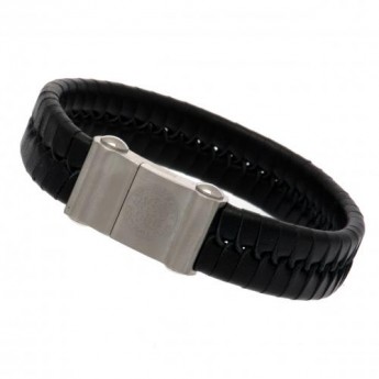 Leicester City гривна Single Plait Leather Bracelet