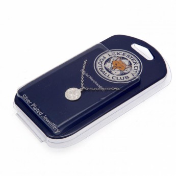Leicester City колие с висулка Silver Plated Pendant & Chain