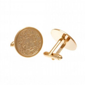 Leicester City копчета за ръкавели Gold Plated Cufflinks
