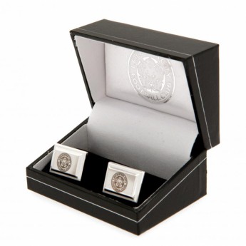 Leicester City копчета за ръкавели Silver Plated Cufflinks