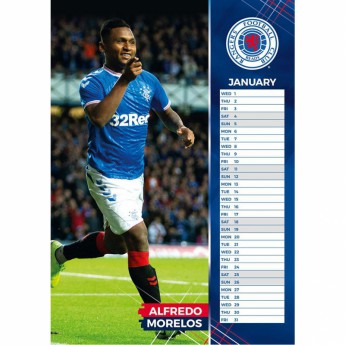 Rangers FC календар 2020 Team A3