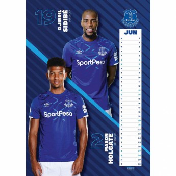 Everton FC календар 2020 Team A3