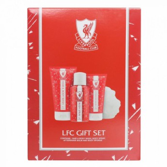 Liverpool FC подаръчен комплект Toiletries (Body spray, Aftershave balm, Body sponge)