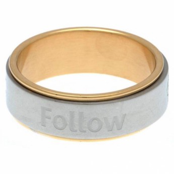 Rangers FC пръстен Bi Colour Spinner Ring Medium