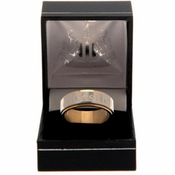 Newcastle United пръстен Bi Colour Spinner Ring Large