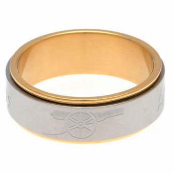 Arsenal FC пръстен Bi Colour Spinner Ring Medium