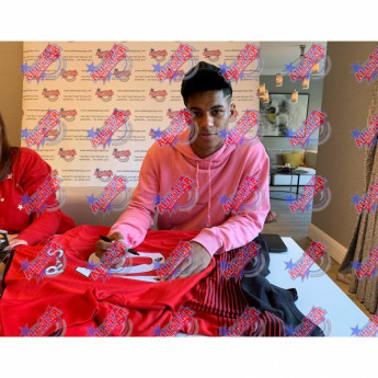 Легенди футболна фланелка Manchester United FC Rashford 2018-2019 Signed Shirt