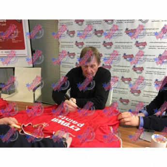 Легенди футболна фланелка Liverpool FC Dalglish 1986 Signed Shirt