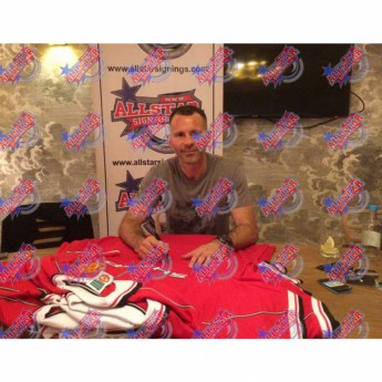 Легенди фланелка с рамка Manchester United FC Giggs & Scholes 1999 Signed Shirt (Framed)