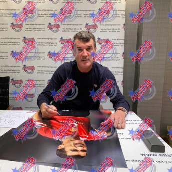 Легенди картина в рамка Manchester United FC Keane Signed Framed Print