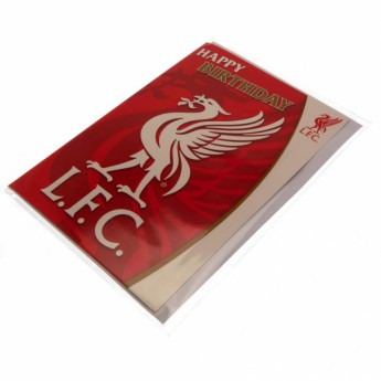 Liverpool FC картичка за рожден ден Musical Birthday Card1
